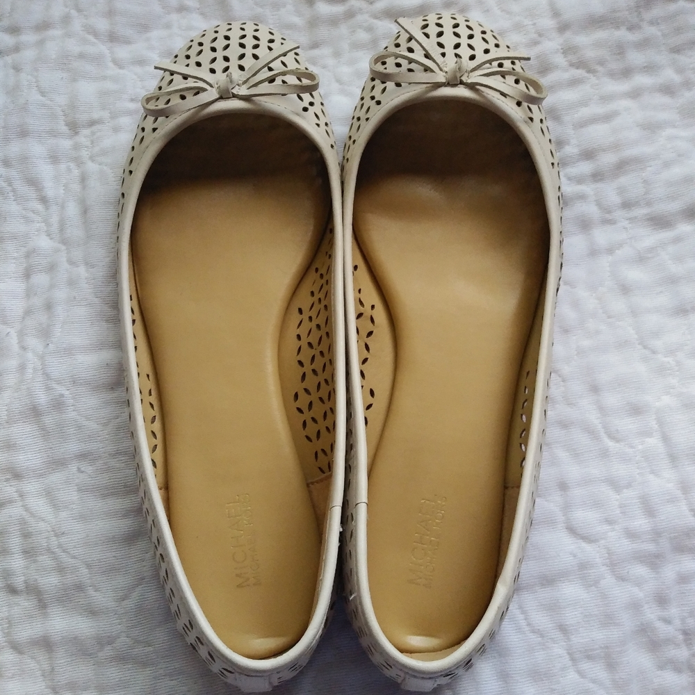 Michael Kors Leather Ballerina Flats - Picture 6 of 6